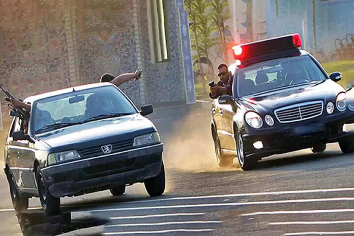 ببینید | اولین عملیات تعقیب و گریز پلیس آگاهی تهران در سال جدید؛ شلیک به خودرو!