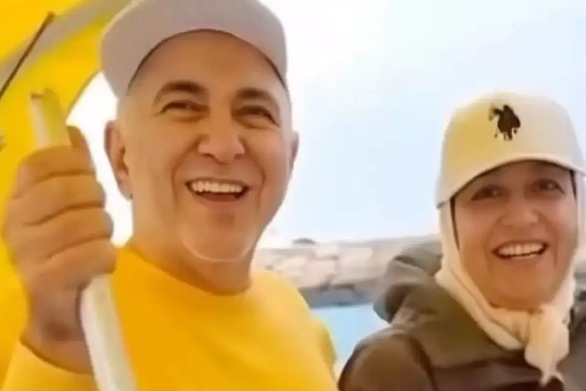 (ویدیو) ماهیگیری ظریف و همسرش در کیش