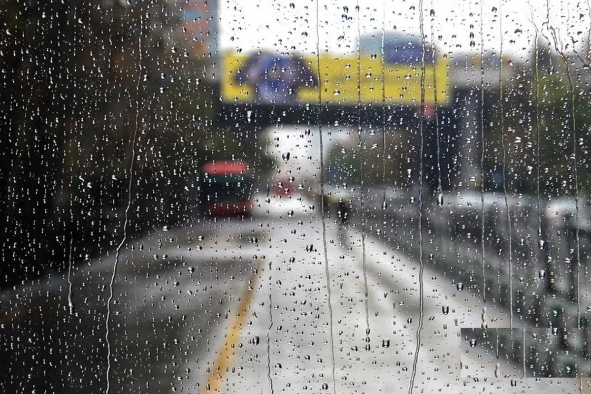 (ویدئو) بارش باران شدید بهاری در تهران