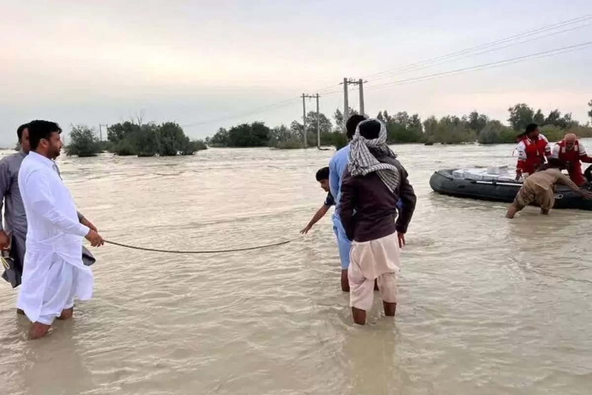 (ویدئو) نمایی از وضعیت بحرانی بلوچستان پس از سیل ویرانگر اخیر