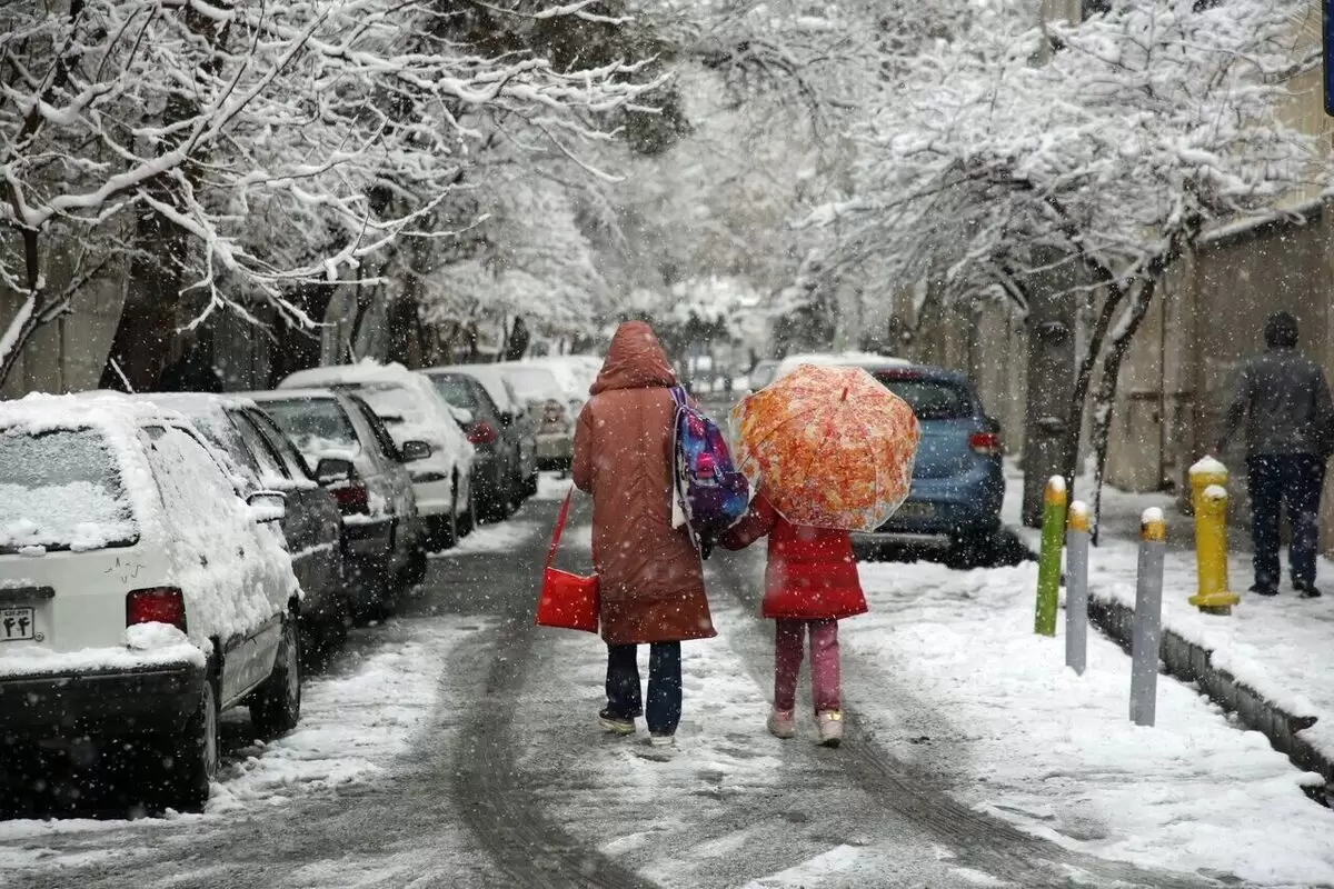 بارش برف و باران در ۱۶ استان کشور