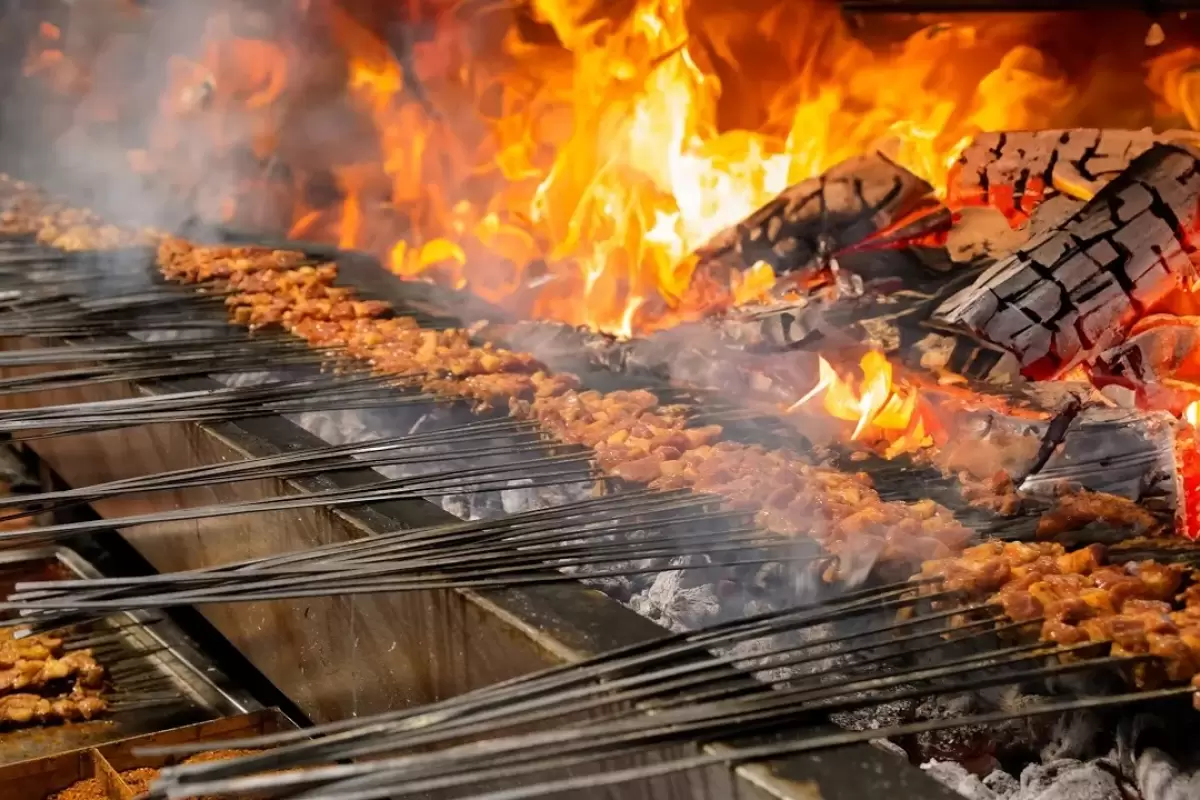 (ویدئو) غذای خیابانی در استانبول؛ از چنجه و جگر کبابی تا واویشکای گوشت