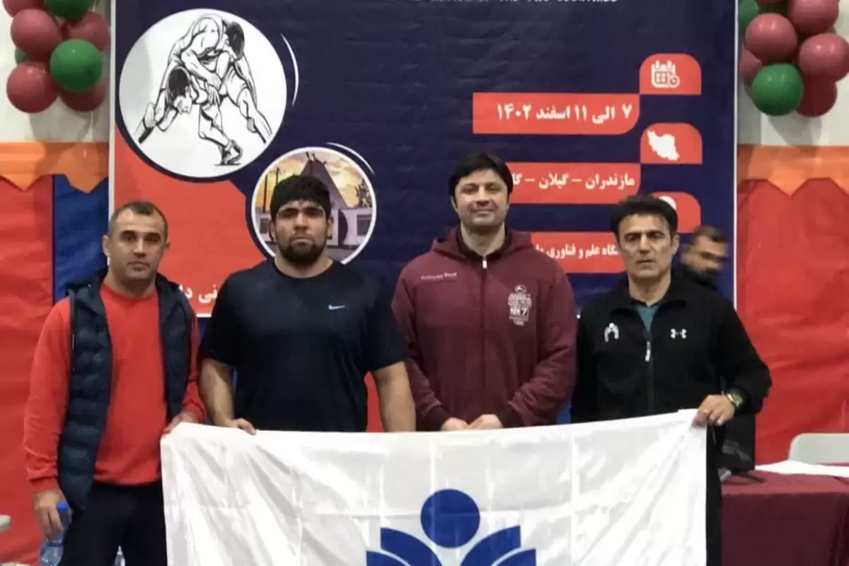 کسب  مقام قهرمانی دانشجوی، دانشگاه گلستان درمسابقات کشتی آزاد دانشجویان منطقه 2 کشور 