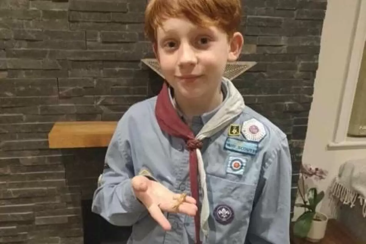 (تصویر) پسر 11 ساله به صورت اتفاقی یک «گنج» رومی پیدا کرد