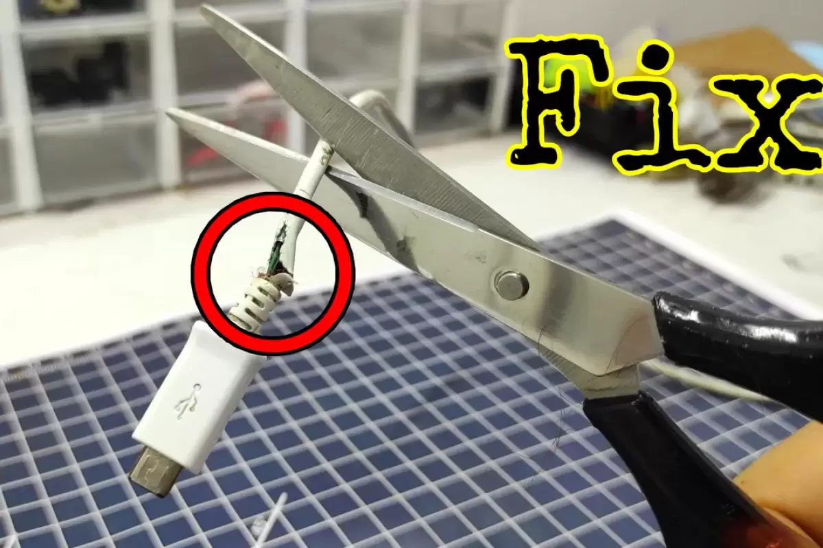 (ویدئو) بهترین روش برای تعمیر کابل شارژر گوشی در خانه