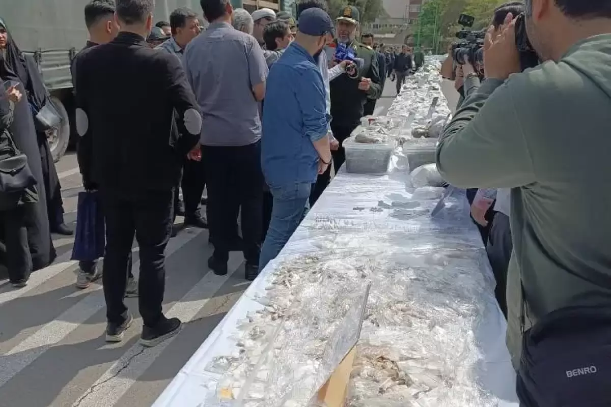 کشف محموله یک تنی ماده مخدر شیشه در تهران
