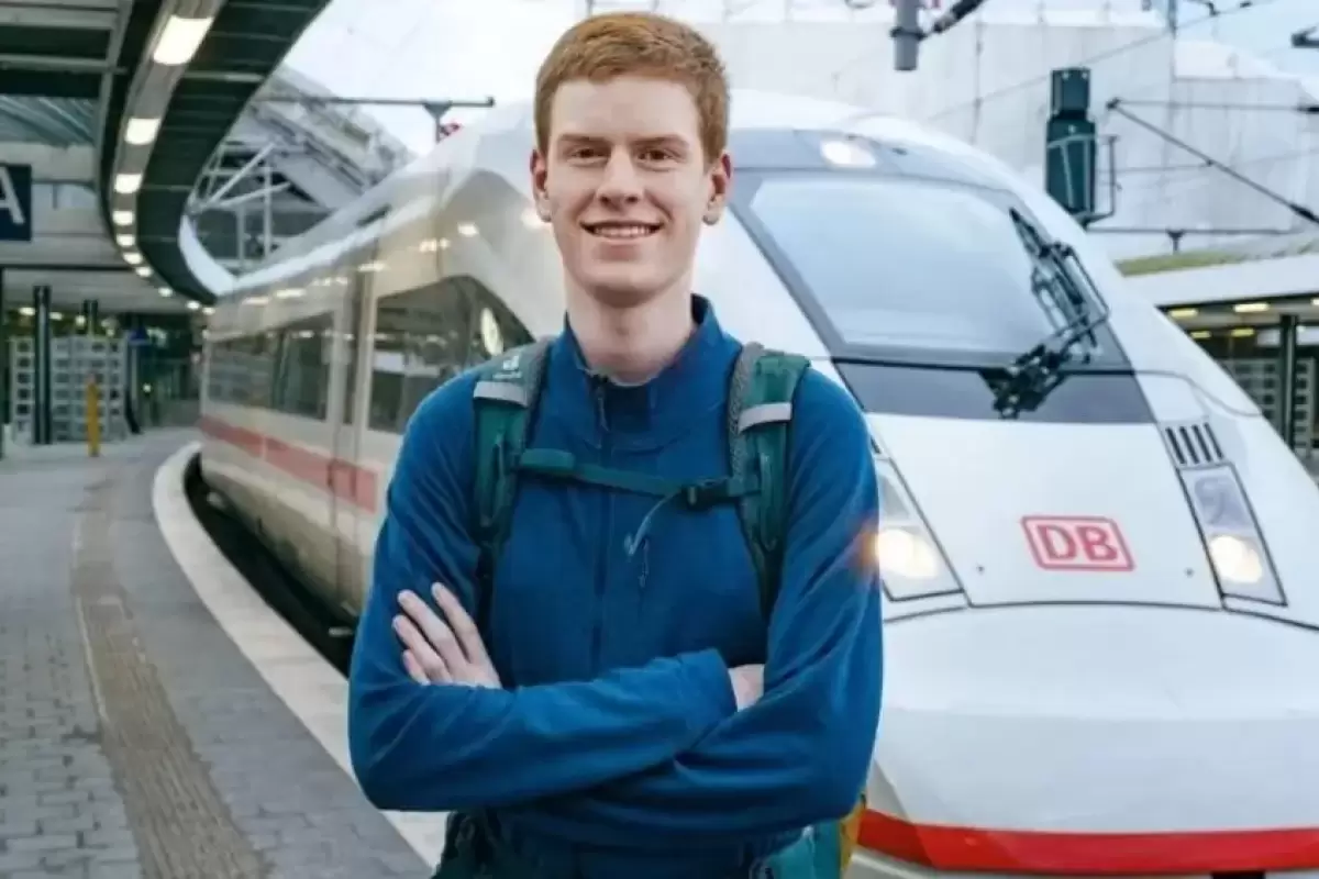 زندگی عجیب جوان آلمانی در قطارهای این کشور