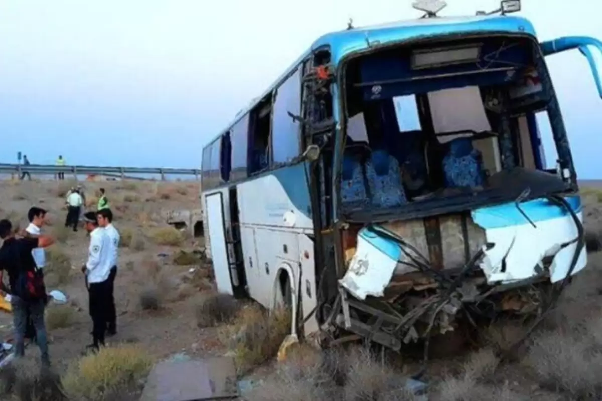 (ویدیو) تصادف مرگبار اتوبوس ایرانی در ارمنستان