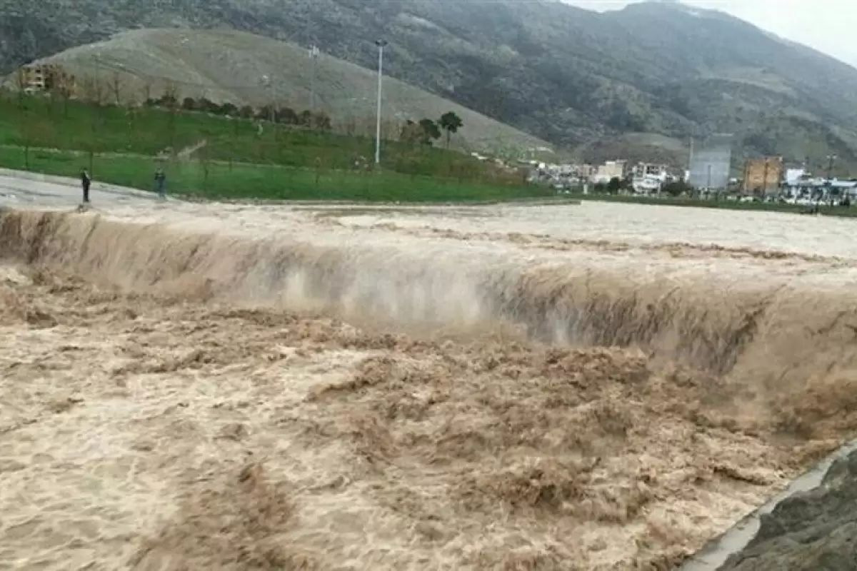 ببینید | تصاویری از جاری شدن سیلاب در ارومیه