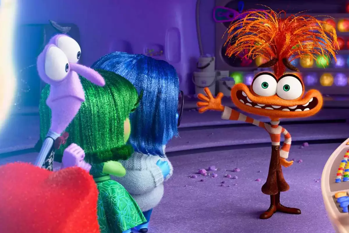 تصاویر انیمیشن Inside Out 2 شخصیت خیالی و کارتونی جدید رایلی را نشان می‌دهد