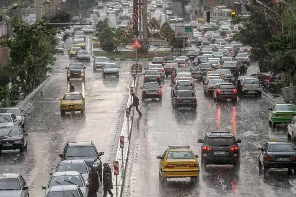 ببینید | تصاویری از بارش شدید باران در تهران