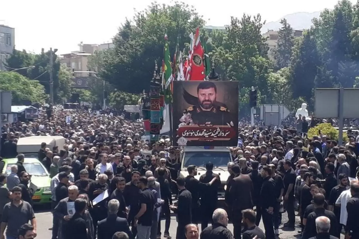 ببینید | پیکر فرمانده یگان حفاظت رئیس جمهور در جوار حضرت عبدالعظیم آرام گرفت