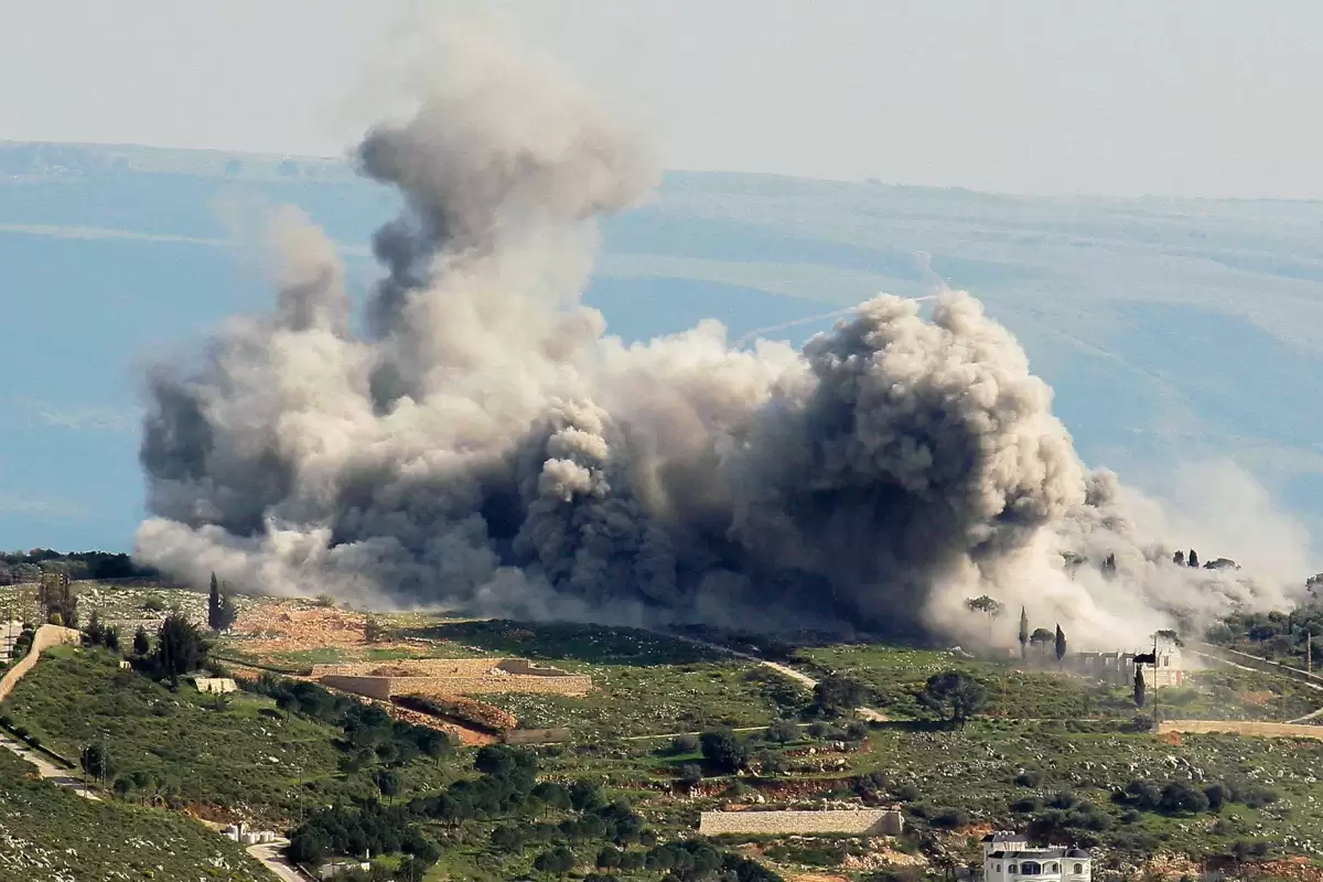 حملات جنگنده‌های ارتش اسرائیل به جنوب لبنان