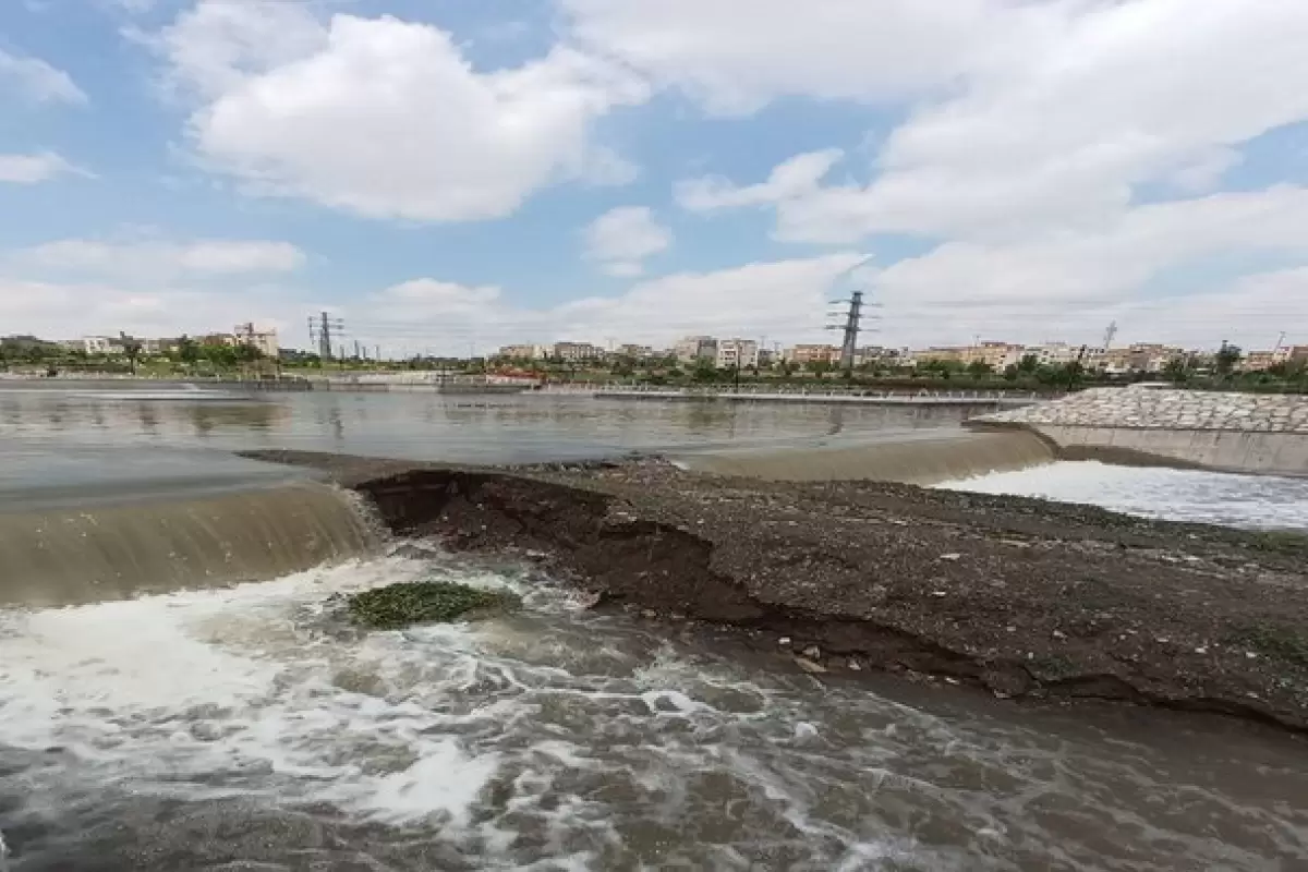 ببینید | پرآب شدن حریم رودخانه وکیل‌آباد مشهد