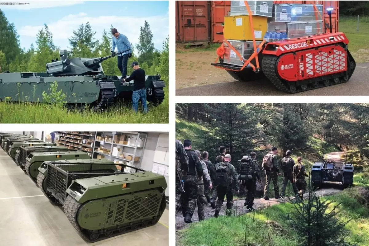 خودروی رباتیک ارتش اوکراین در دست روس‌ها