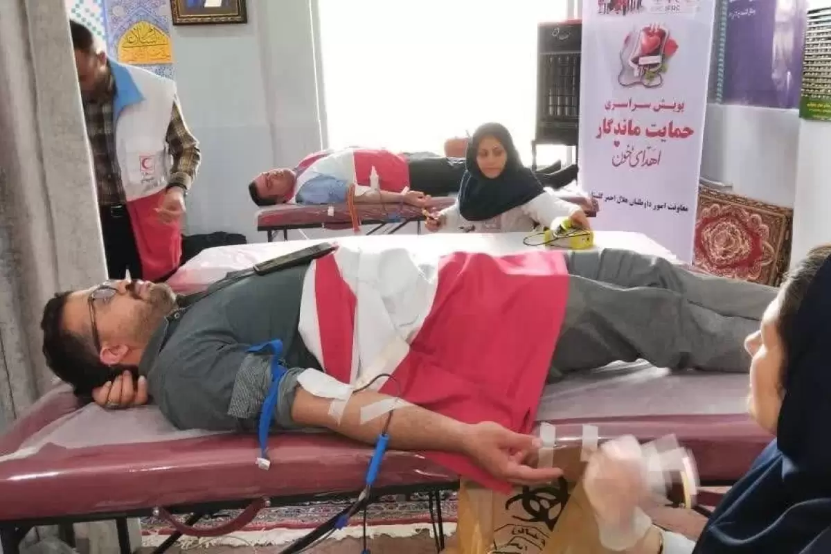حمایت ماندگار داوطلبان گلستانی از بیماران با اهدای ۹۲ هزار سی سی خون