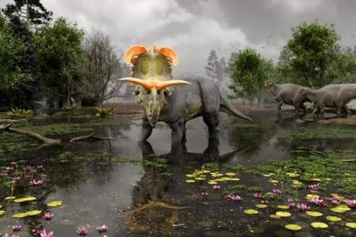 (عکس) کشف فسیل یک دایناسور عجیب که به خدایان باستان شباهت دارد