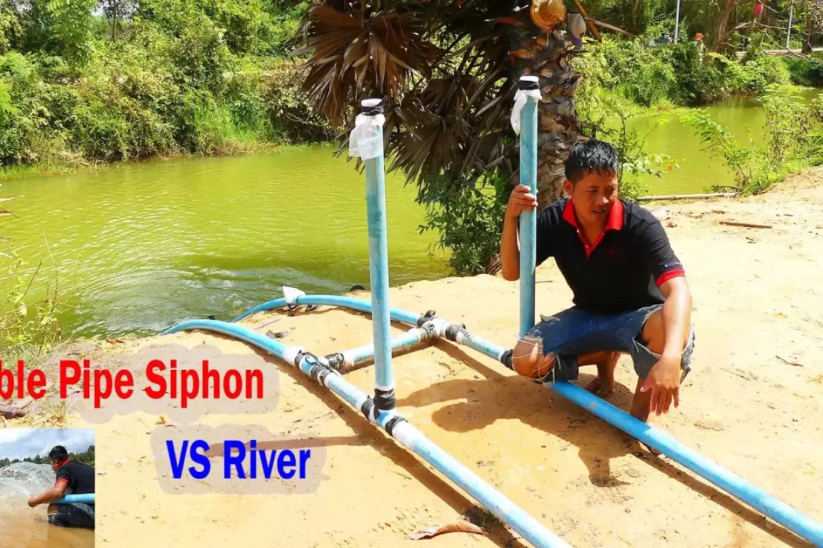 (ویدئو) نحوه ساخت یک پمپ خودکار آب با کمک لوله پی وی سی!