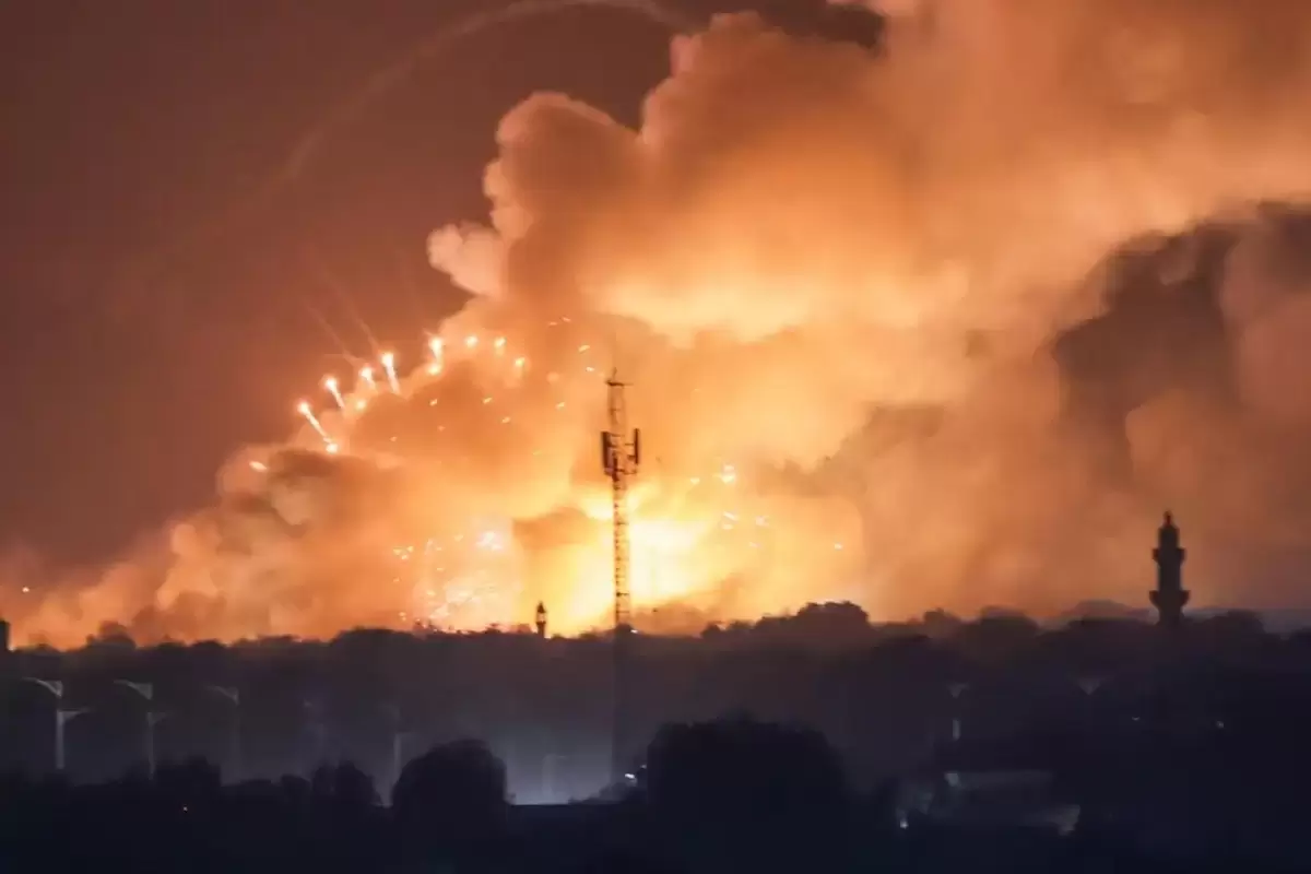 (ویدئو) انفجار در انبار مهمات در پایتخت چاد