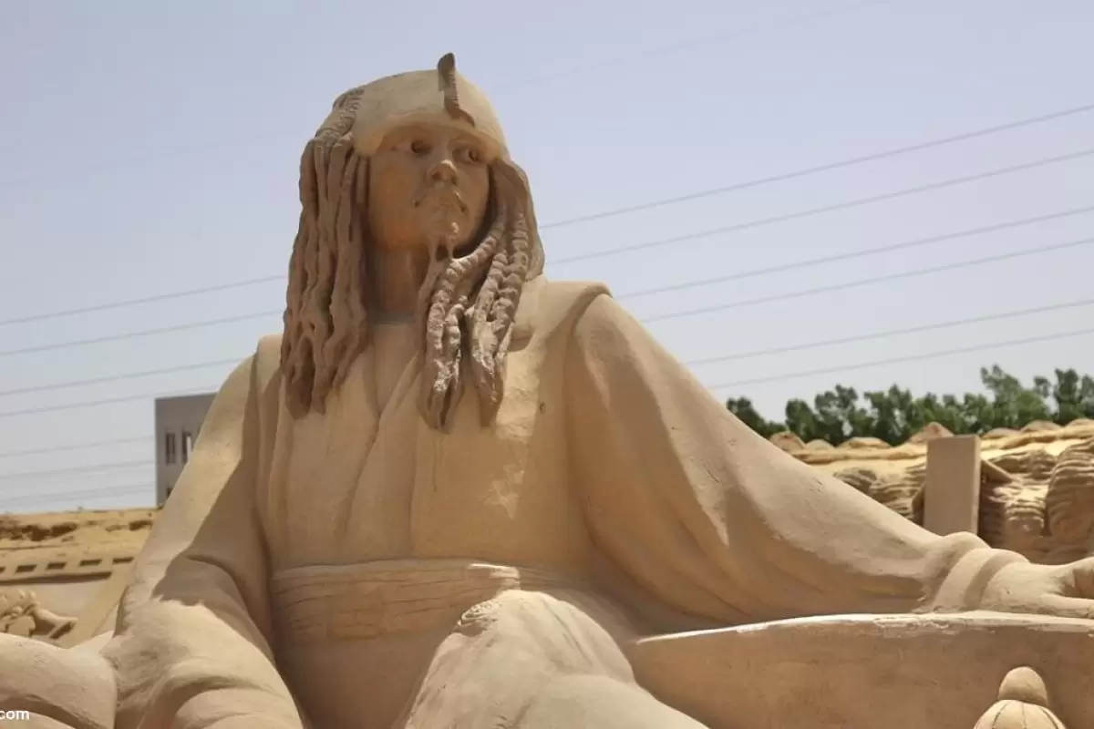 (تصاویر) موزه مجسمه‌های شنی در مصر