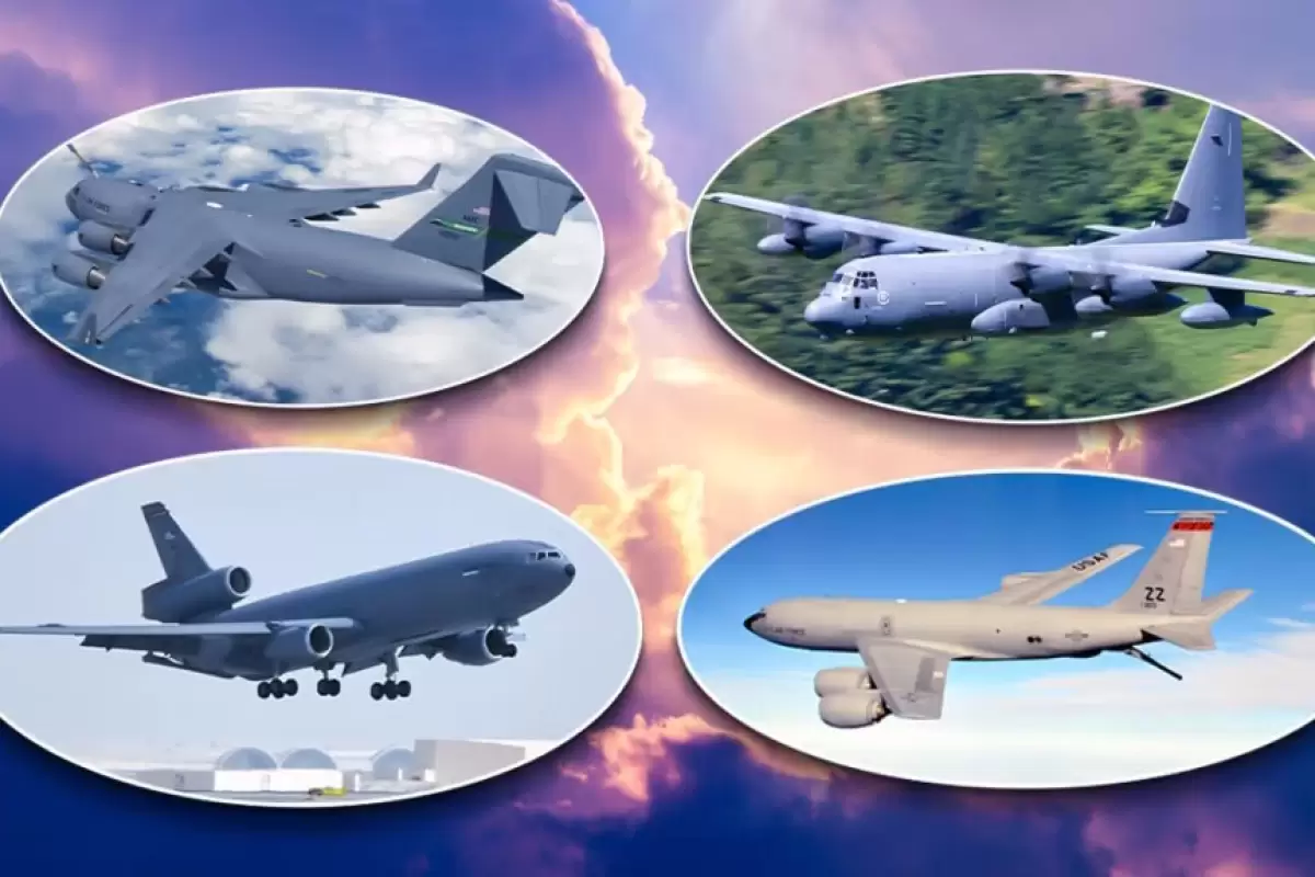 (تصاویر) ۵ فروند از بهترین هواپیماهای سوخت رسان جهان؛ از KC-46 Pegasus تا Il-78 Midas