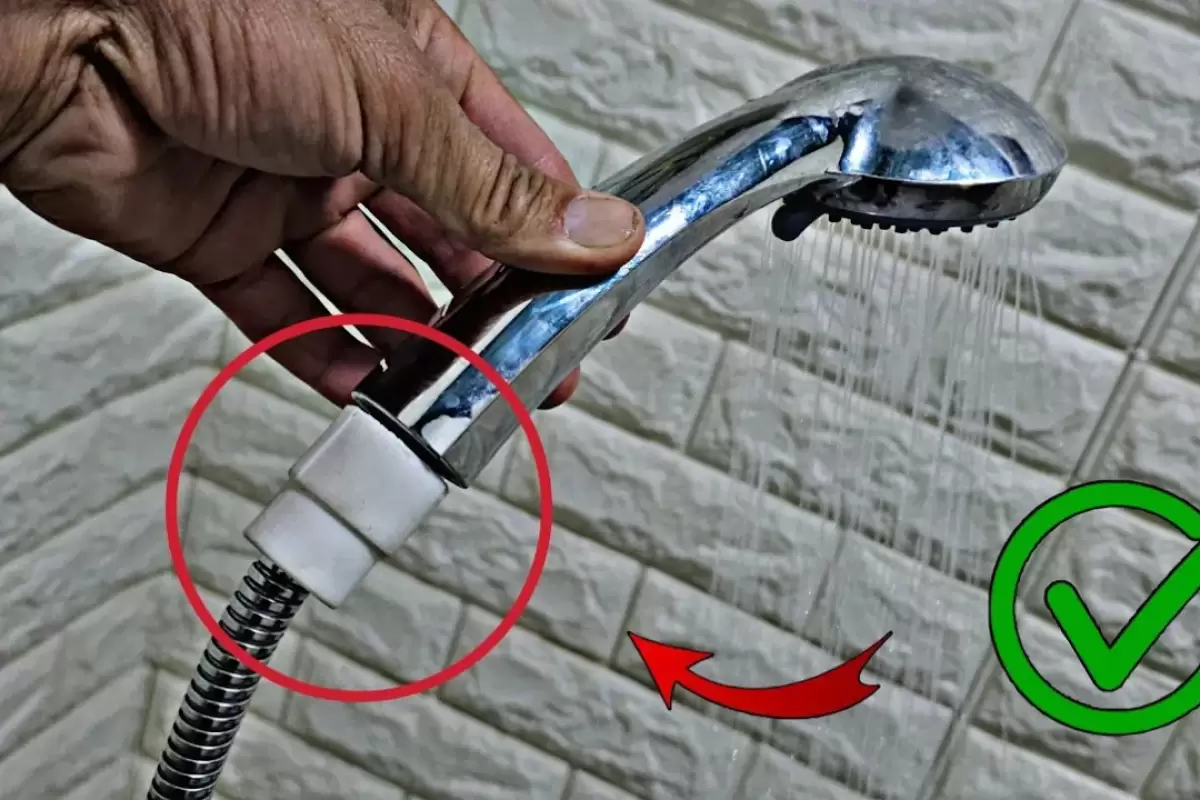 (ویدئو) نحوه تعمیر پیچ اتصال شلنگ به سردوش حمام