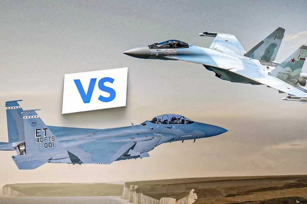 (تصاویر) سوخو ۳۰ یا f-۱۵؛ کدام جنگنده برتری است؟