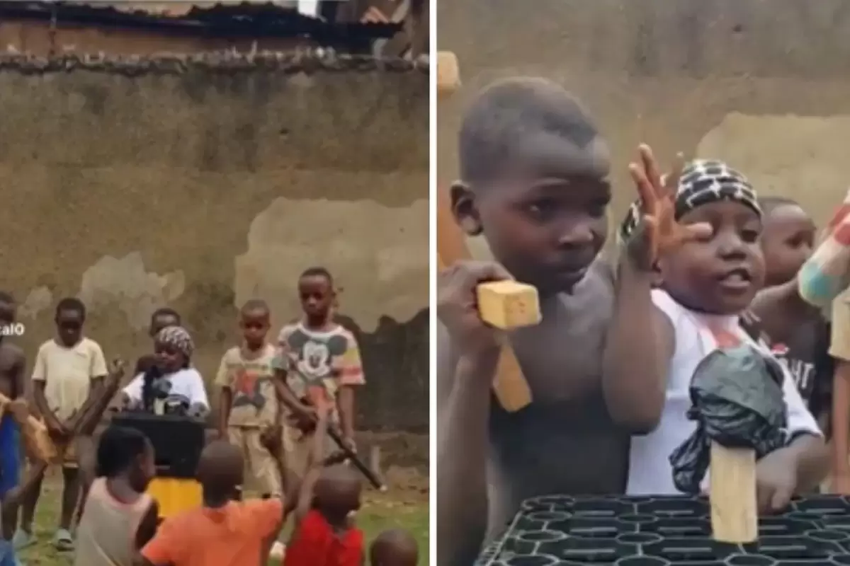 (ویدئو) بازسازی صحنه ترور ترامپ توسط کودکان آفریقایی پربازدید شد