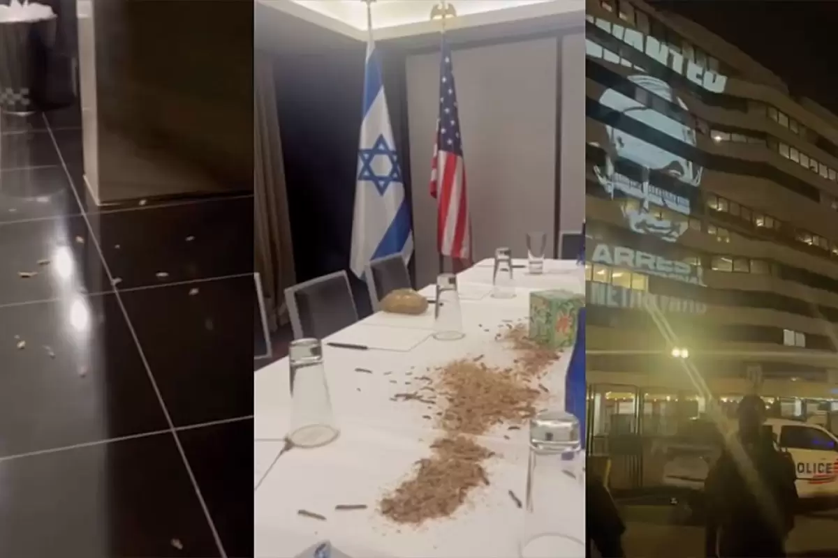 (ویدئو) گسیل کرم‌ها و حشرات روی میز شام نتانیاهو