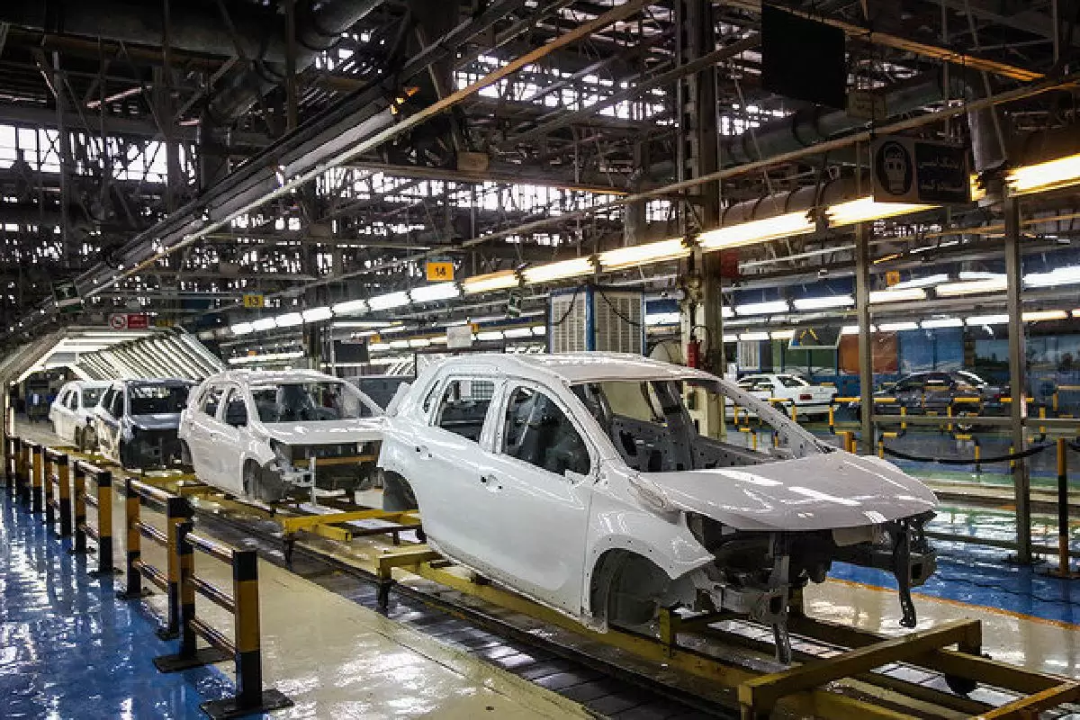 کاهش 4 درصدی تولید خودرو در ایران