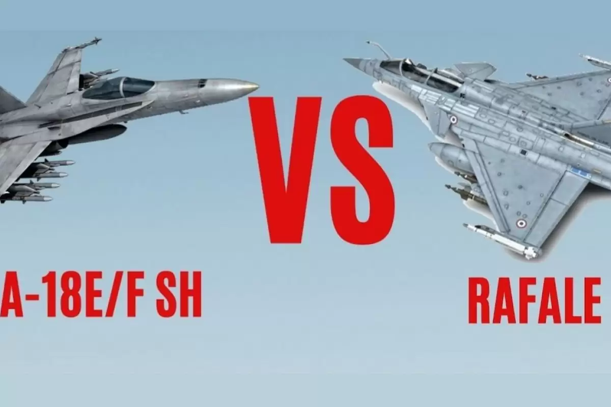 (تصاویر) مقایسه جنگنده های ناونشین F/A-18 Super Hornet آمریکایی و Rafale M فرانسوی