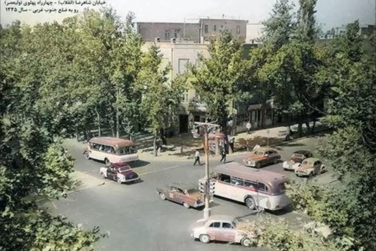 (عکس) سفر به تهران قدیم؛ عکس ۷۰سال پیش خیابان ولیعصر را ببینید!