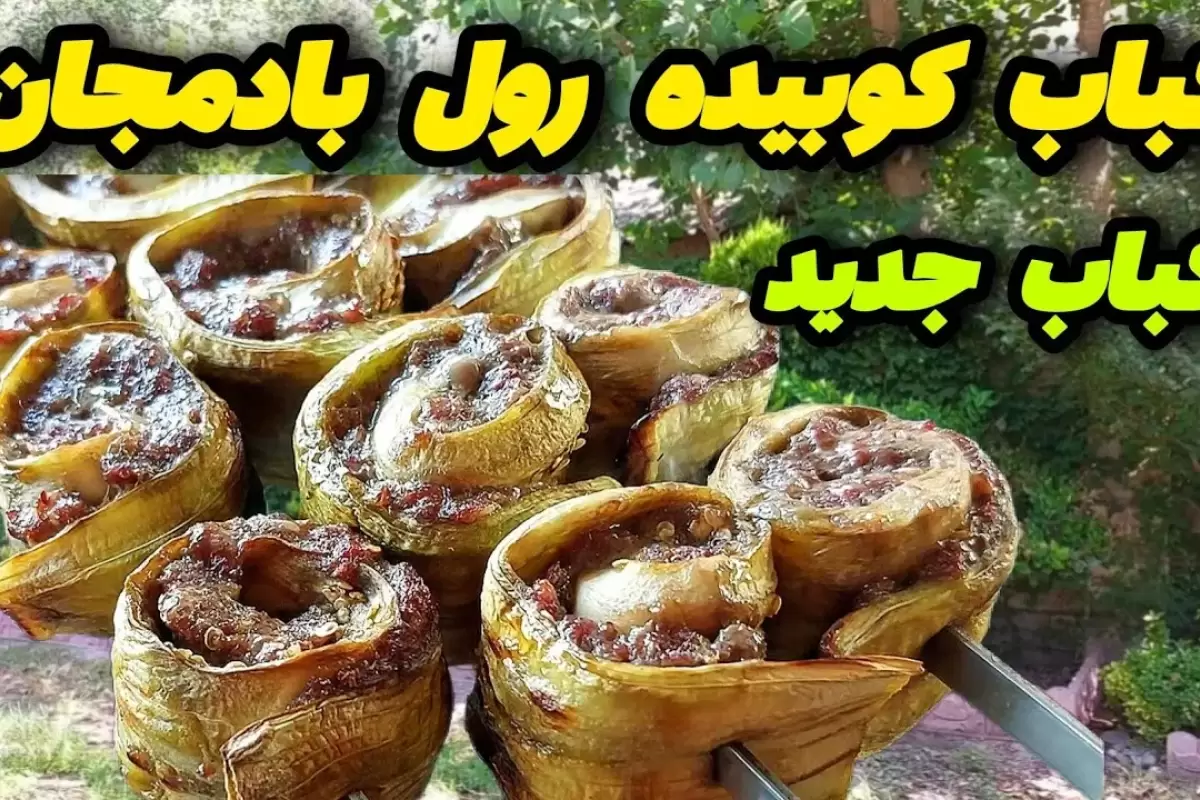 (ویدئو) طرز تهیه کباب کوبیده رول بادمجان