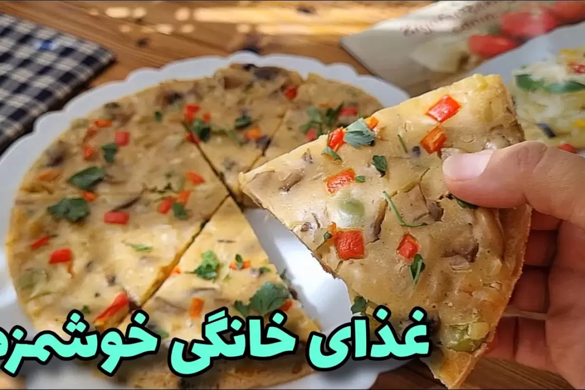 (ویدئو) طرز پخت یک غذای ساده با سیب زمینی، پیاز و آرد