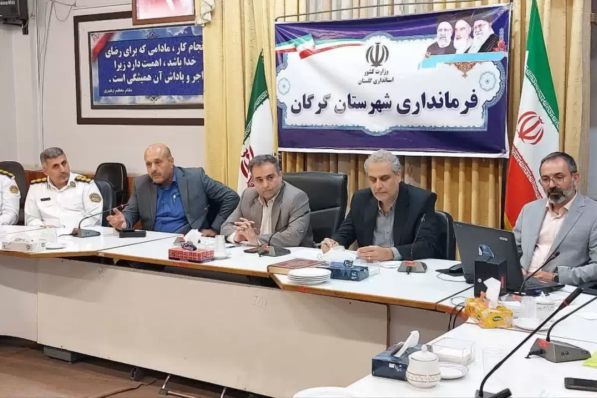 بررسی طرح ترافیکی محدوده گرگانپارس در شورای ترافیک شهرستان