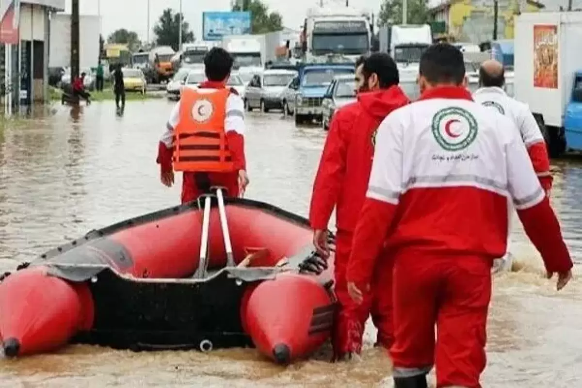 آماده‌باش امدادگران هلال احمر این شهرها در پی صدور هشدار نارنجی هواشناسی