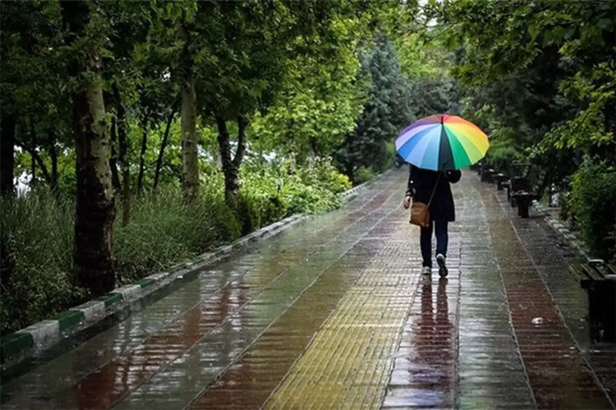 بارش باران تا پنج‌شنبه در تهران