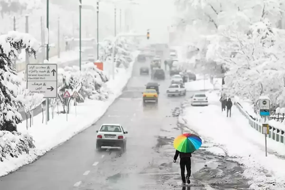 ادامه رگبار باران امروز در 24 استان