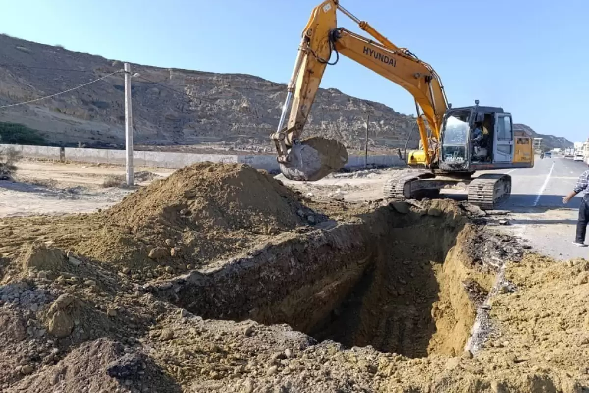 مسیر اصلی روستای پزم تیاب تا ساحل دریای عمان ساماندهی می‌شود