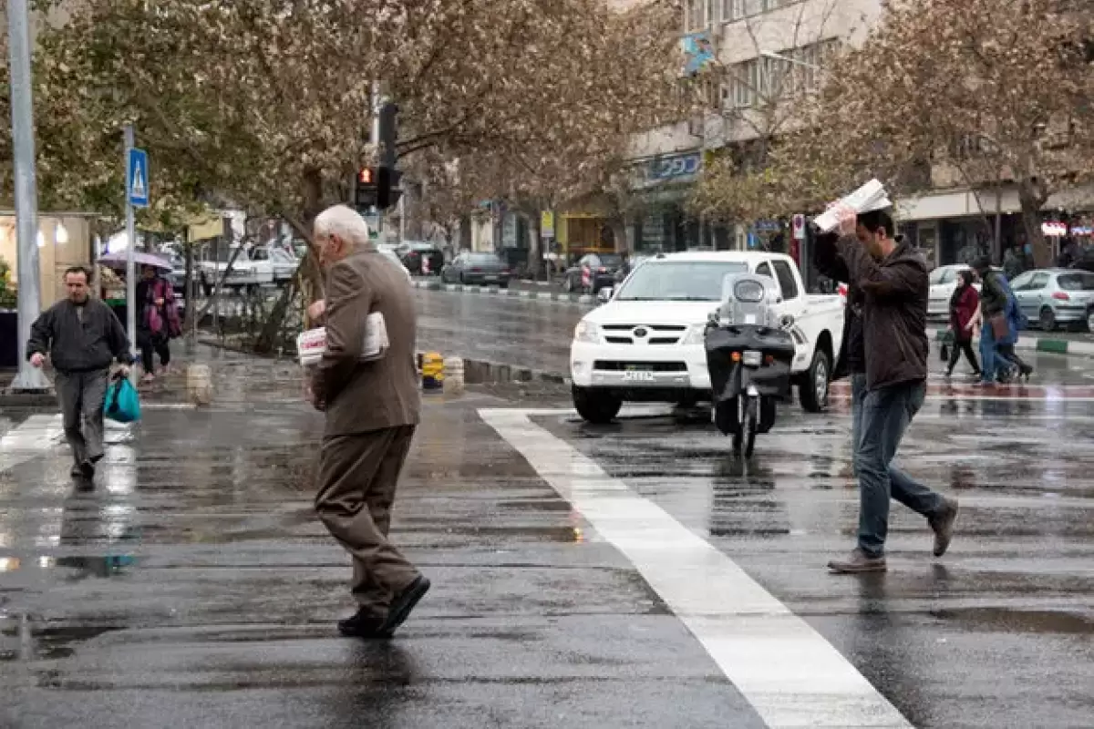 کاهش دما در تهران