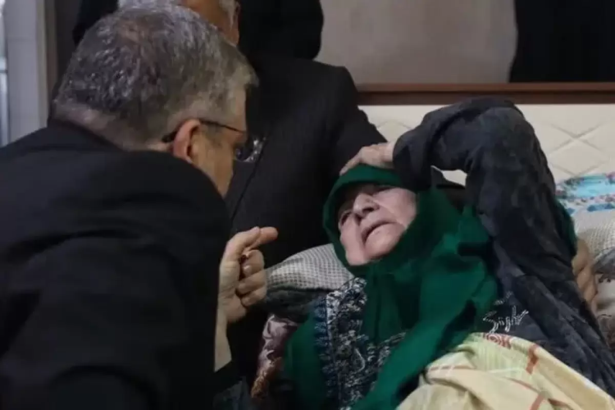 عکس جدید از مادر ابراهیم رئیسی