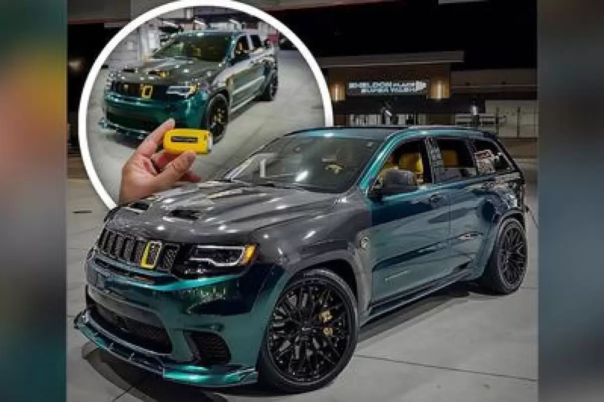 ( تصاویر) Trackhawk با رنگ سبز و فیبر کربن؛ یک شاهکار منحصر‌به‌فرد