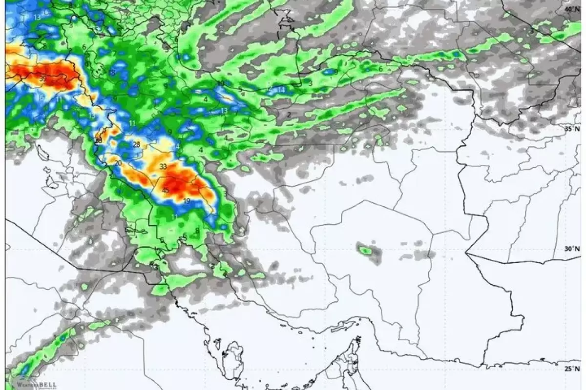 هواشناسی؛ بارش گسترده برف و باران در ۱۹ استان