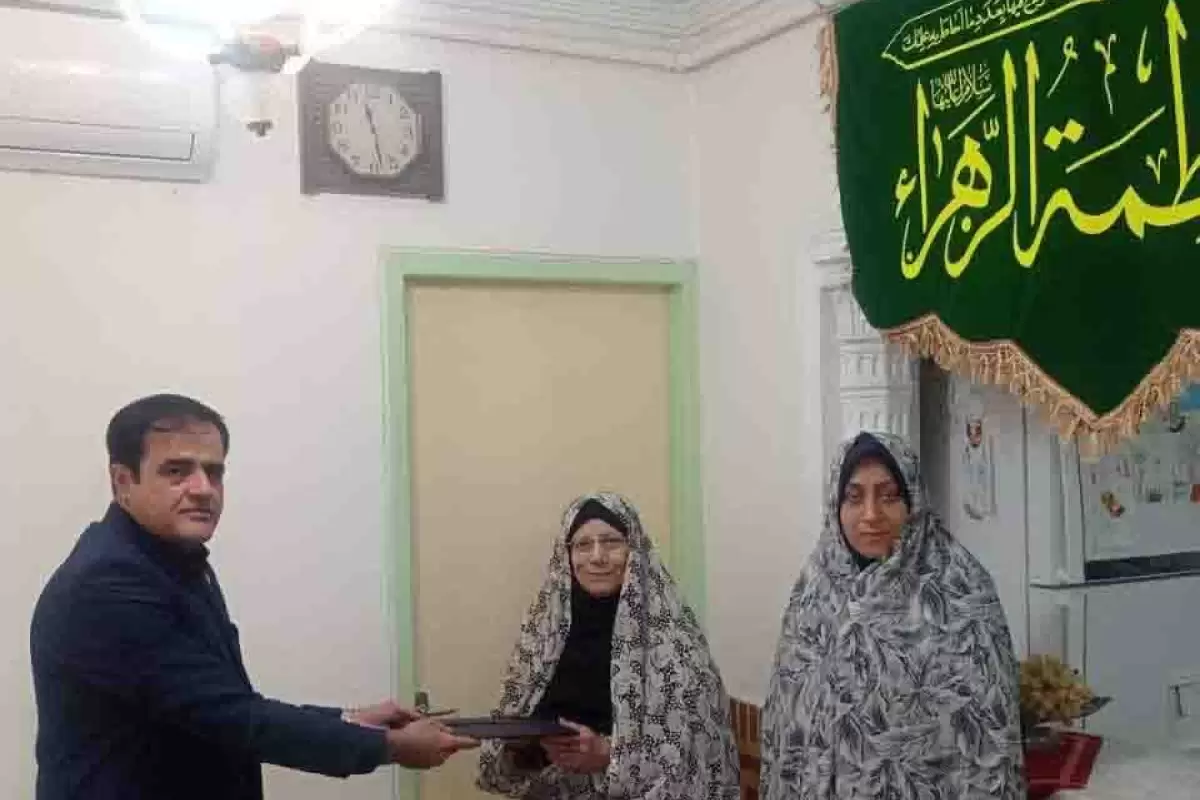 دیدار سرپرست بنادر و دریانوردی استان گلستان با همسر شهید والامقام هادی قاری عرب