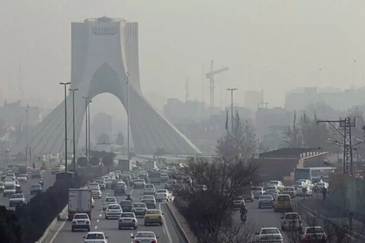 تهران پنجمین شهر آلوده جهان شد + عکس