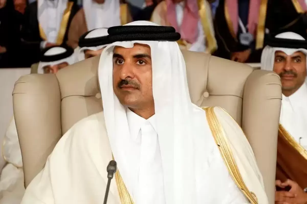 استقبال رسمی پزشکیان از امیر قطر در سعدآباد/ ویدیو
