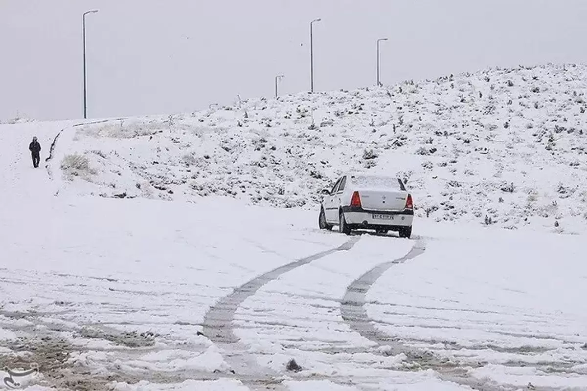 برف و کولاک در انتظار اردبیل