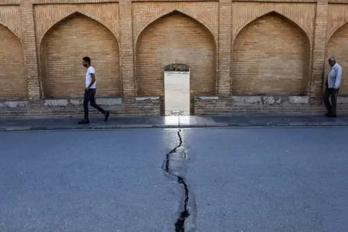 مساحت منطقه فرونشستی اصفهان در حال گسترش است