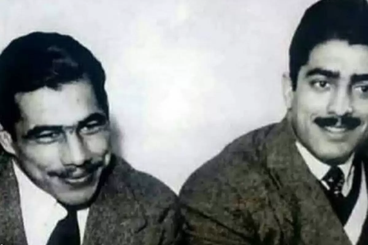 (عکس) سفر در زمان؛ «فردین در فرش فروشی اش در کنار پسرش سیاوش»؛ دهه 60