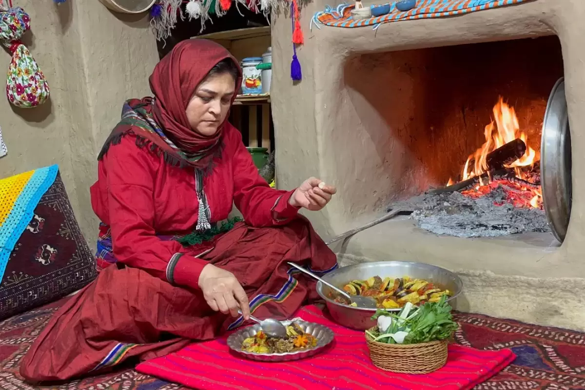 ببینید؛ غذای روستایی در ایران؛ پخت راتاتویی فرانسوی به روشی متفاوت